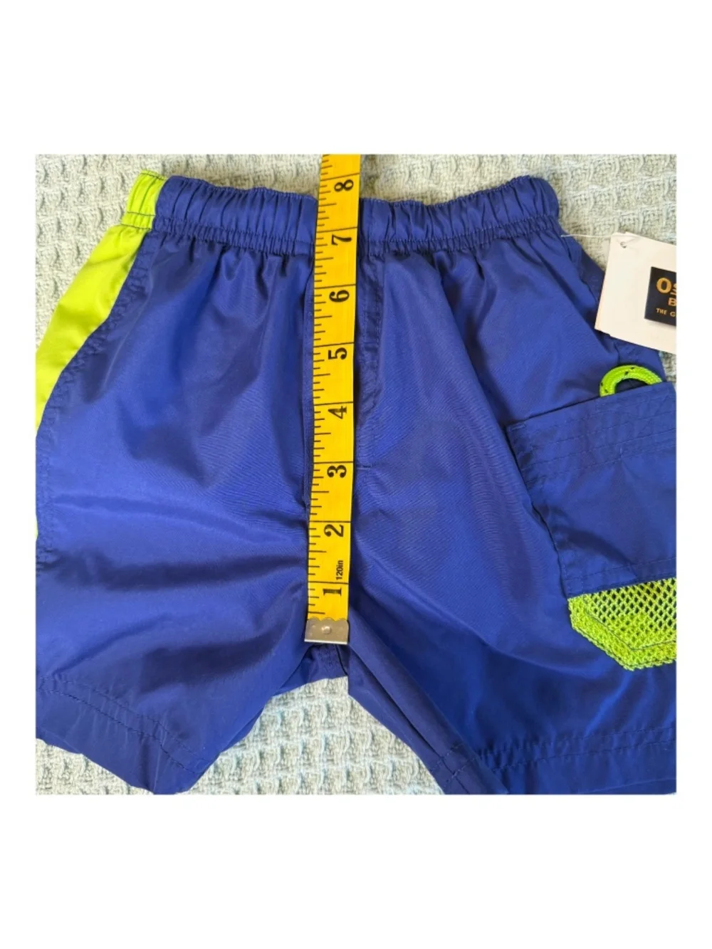 NWT Vintage Oshkosh B'Gosh Boys Swim Trunks Shorts Shirt 18M 24M 90s Y2K Outfit